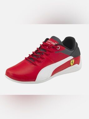 Puma Scuderia Ferrari Drift Cat Delta Red Sneakers Youth/Boys SZ 4.5